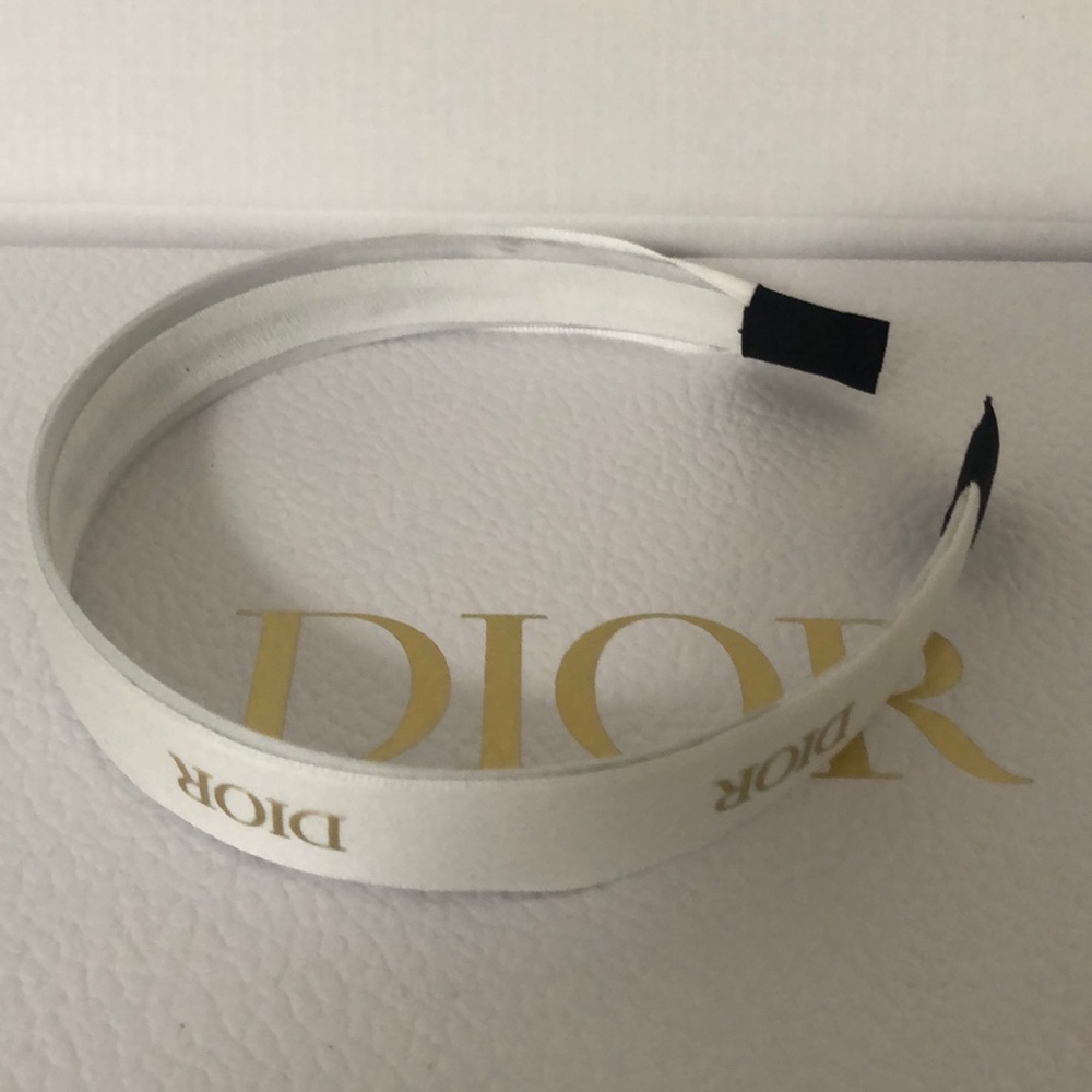 DIOR Headband HandMade with Authentic Dior Ribbon - Picture 4 of 5